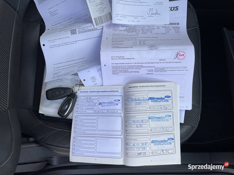 Ford Kuga 4x4 163 Pół Skóra Navi Park Pilot czujnik zmierzchu Kuga Jelenia Góra