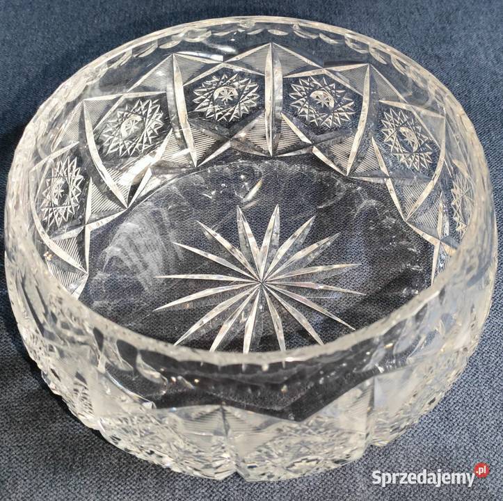 Zestaw szkła kryształowego misy popielniczka i śląskie Bielsko-Biała