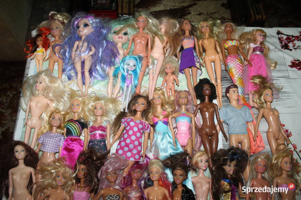 Zestaw 37 lalek Barbie Ken Mattel Chorzów sprzedam