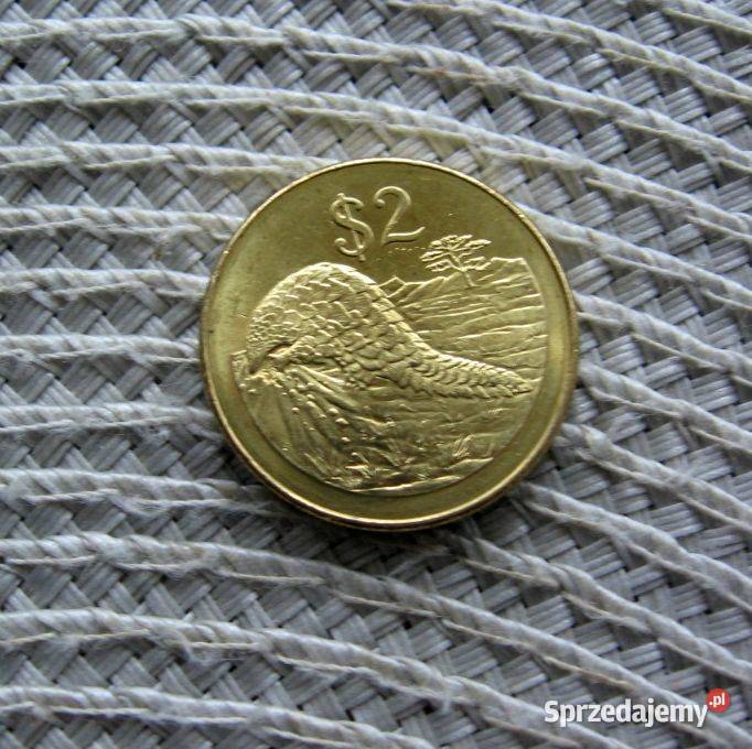 Zimbabwe 2 Dolary 2001r Kalisz sprzedam