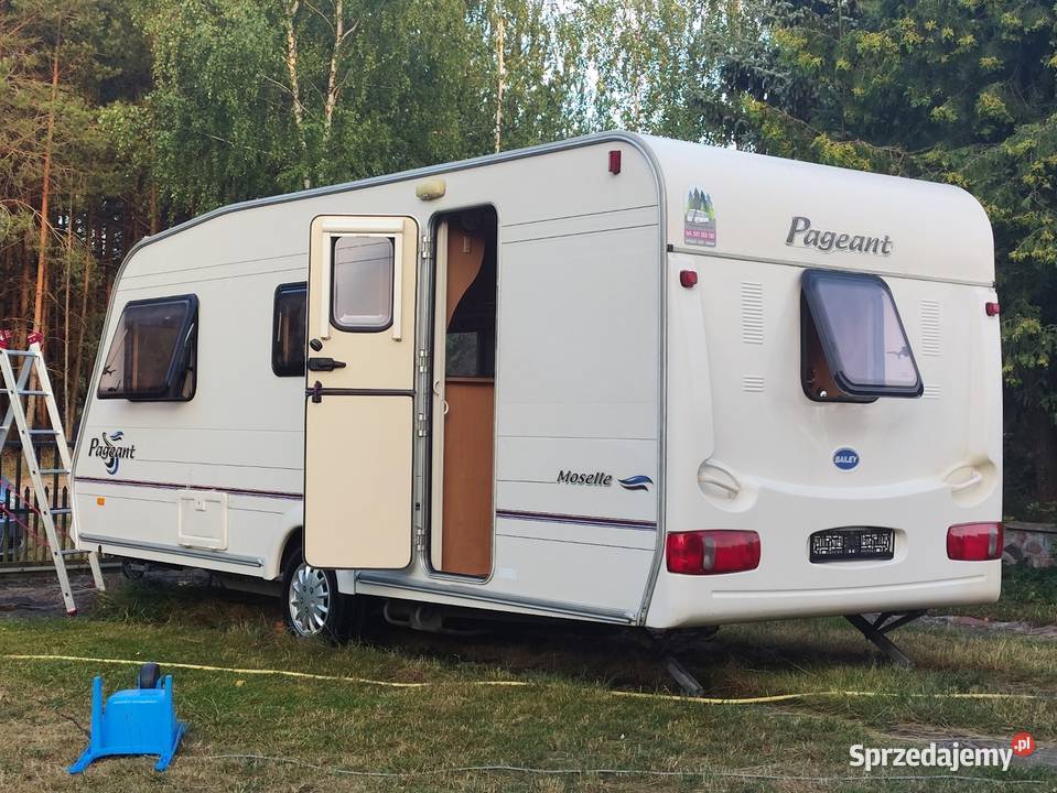 Zadbana Przyczepa Bailey Pageant 2004 Sucha Kempingowe podlaskie Suwałki