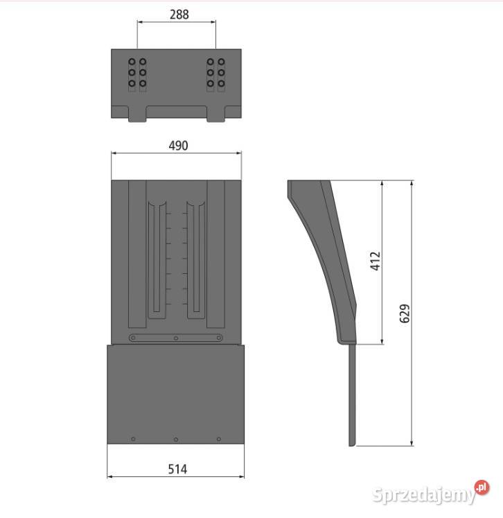 Błotnik Vario 4904 z chlapaczem 217 SG B514490mm Przysieka Polska