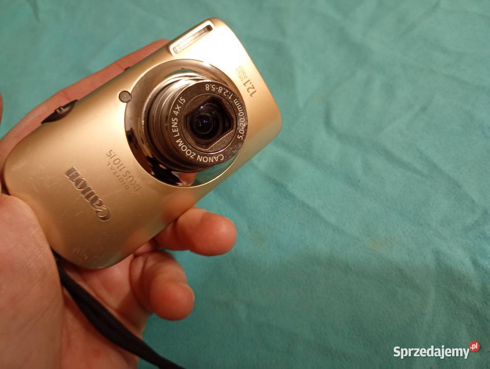 Maleńki Canon Ixus 100 IX Zmieści się w każdej śląskie Katowice sprzedam