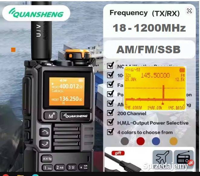 Quansheng AM FM SSB 181200MHz Radiotelefon mazowieckie Płońsk