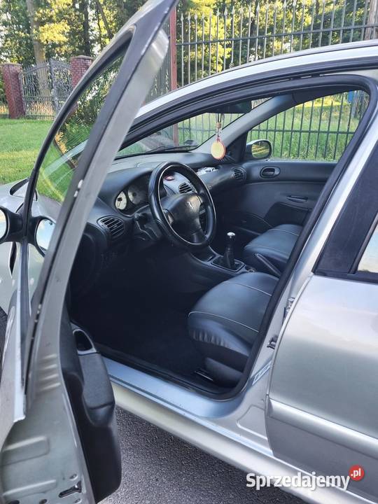 Peugeot 206 14 HDI 2007 srebrny 206 Pruszków sprzedam