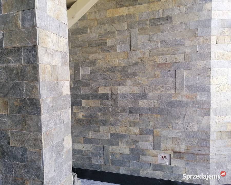 Łupek kamienny SILVER SHINE 10x30x812mm Materiały budowlane Przemyśl