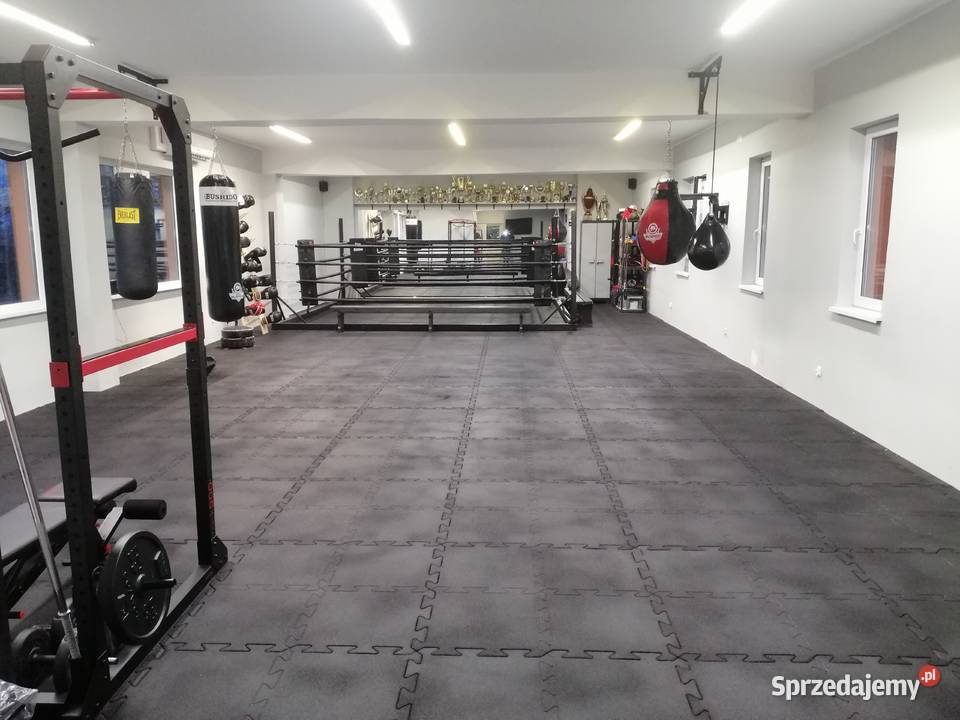 Mata gumowa do siłowni podłoga sportowa do