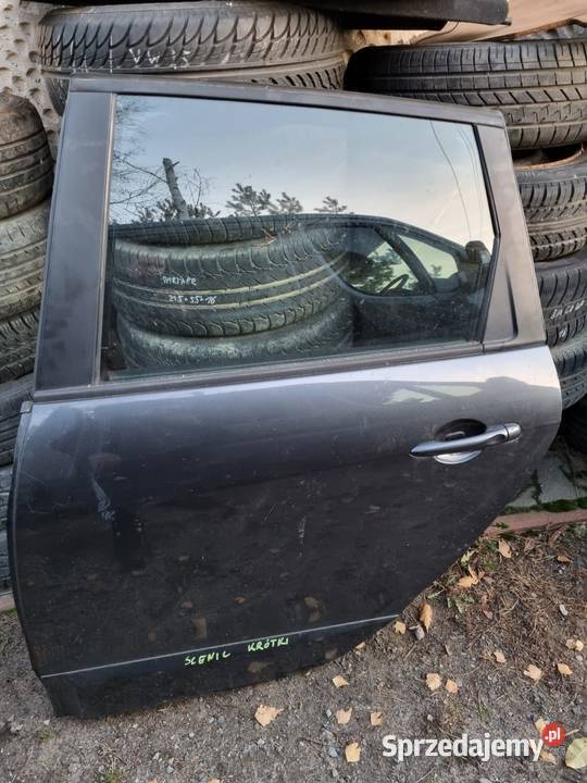DRZWI LEWY TYŁ RENAULT SCENIC III KRÓTKI