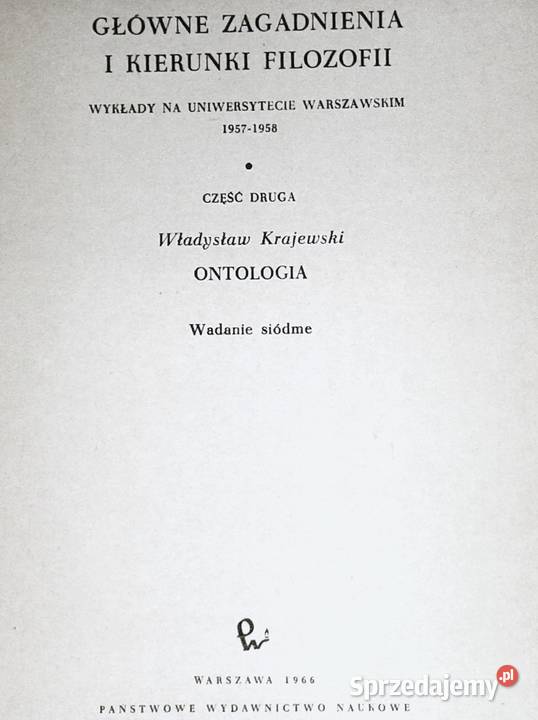 Główne zagadnienia i kierunki filozofii Cz 2 Pozostałe