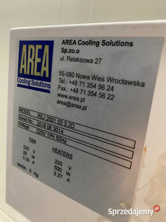 Komora chłodnicza 100x200x220 kompletna z Gastronomia wielkopolskie Słupia Kapitulna