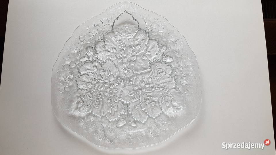 Patera duży talerz Poziomki Strawberry Ząbkowice Dąbrowa Górnicza