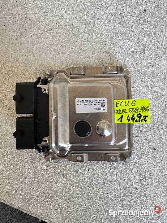 KOMPUTER STEROWNIK SILNIKA ECU FIAT 500 14 osobowe Warszawa