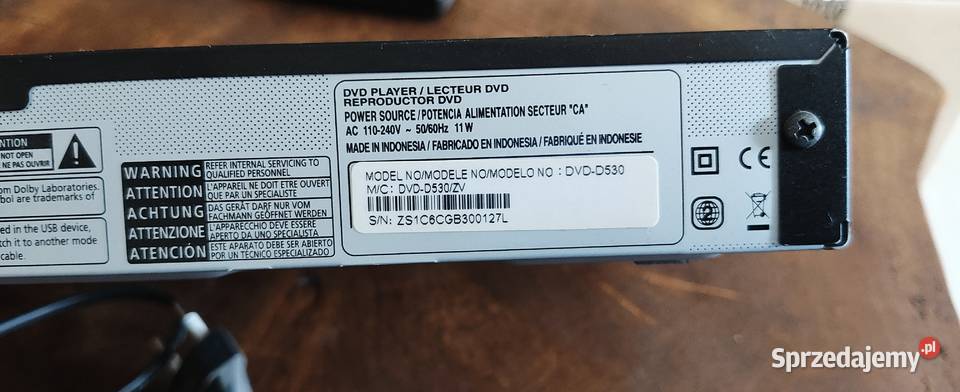 Samsung DVDD530 mazowieckie Wołomin
