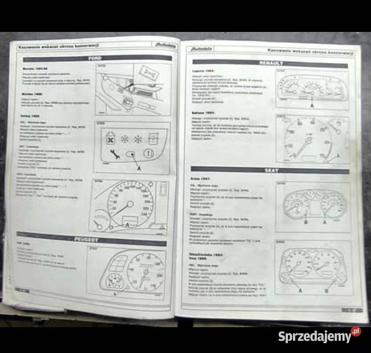 Książka dane diagnostyczne silnika i podwozia Ruszowice sprzedam