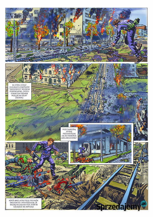 Komiks Urodzony 22 lipca Konspiracja i Powstanie Warszawa
