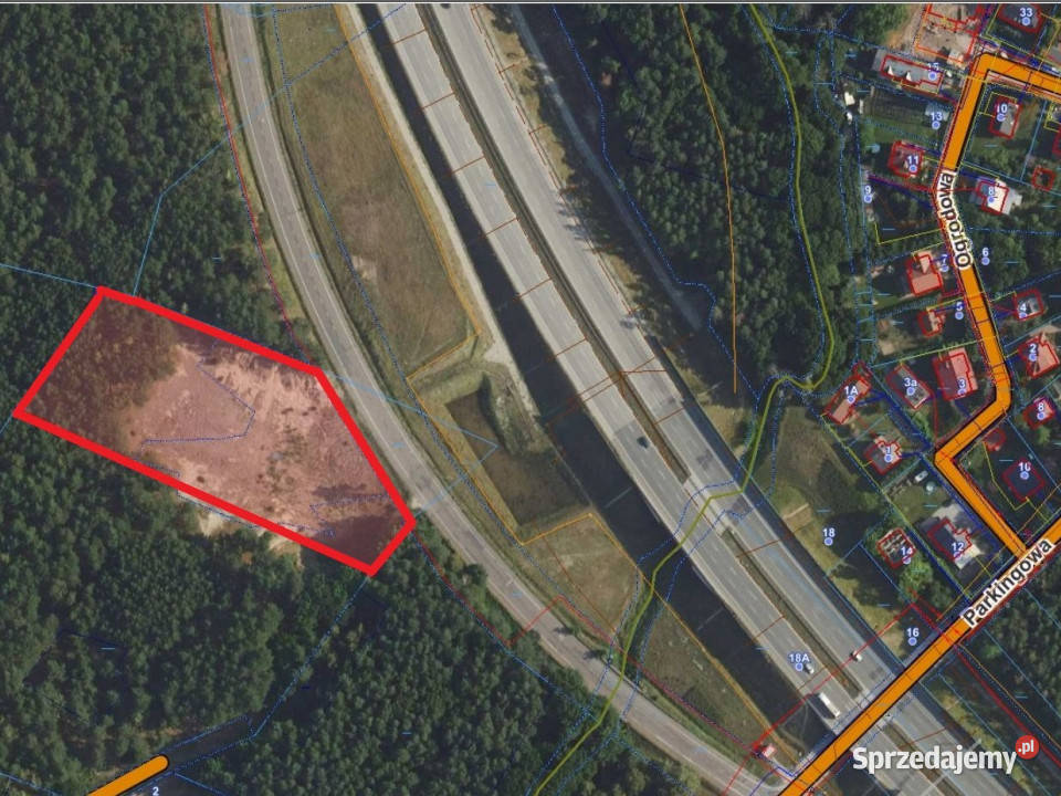 Wiązowna działka inwestycyjna pod usługi S17 Emów