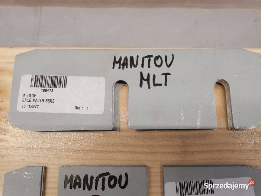 Ślizgi masztu Manitou MLT Komplet Pozostałe wielkopolskie Wilkowo sprzedam