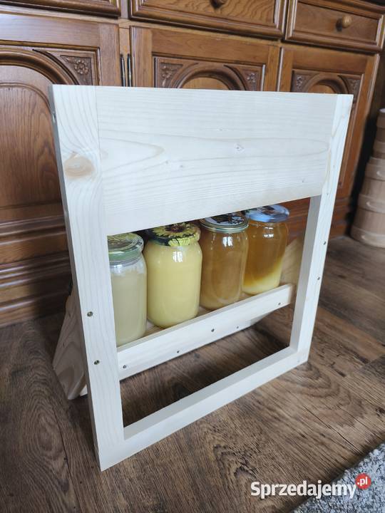 Ekspozytor stojak regał do eksponowania słoików Malawa