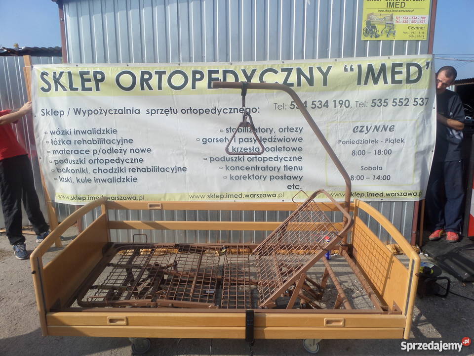 Wynajem Łóżek Rehabilitacyjnych elektrycznych Sprzęt rehabilitacyjny i ortopedyczny Warszawa
