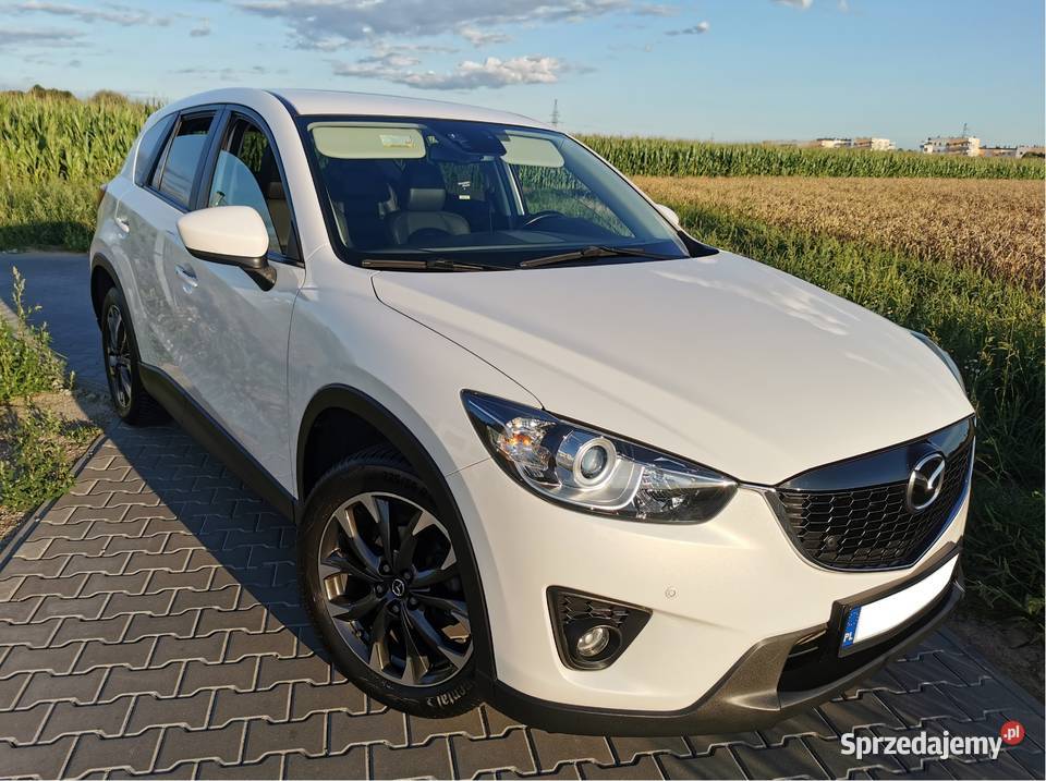 MAZDA CX5 22 175 AWD SKYACTIVE BIAŁA PERŁA NAVI manualna Poznań sprzedam