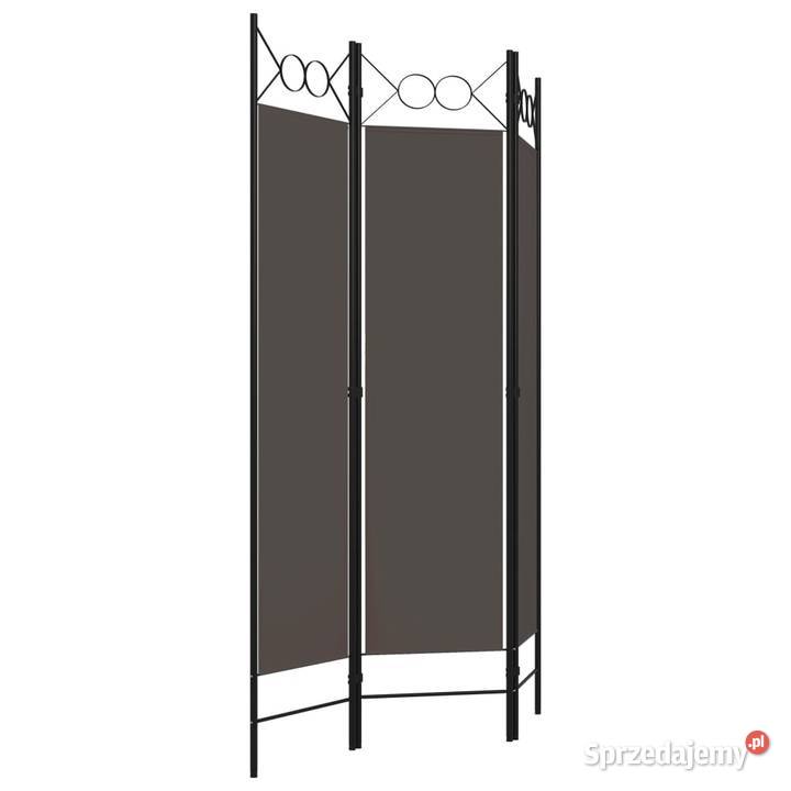 Parawan 3panelowy antracytowy 120 x 180 320701 Ścianki i parawany sprzedam
