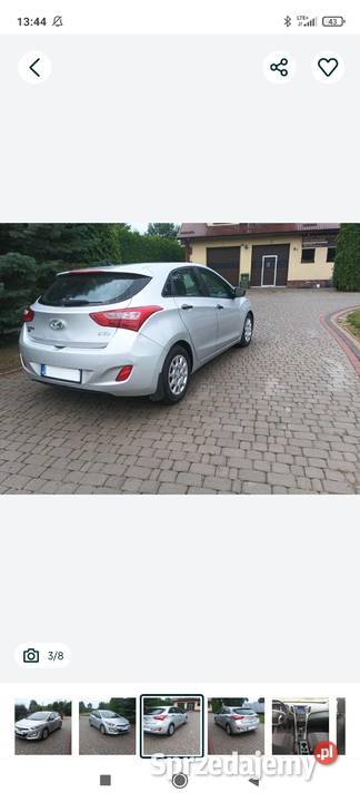 HYUNDAI I30 16 CRDI 2013r zadbany F VAT zamiana 340km lubelskie Wólka Cycowska sprzedam