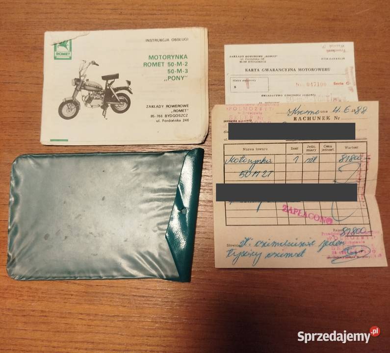 Motorynka Romet Pony 50 M2 Wąwolnica sprzedam