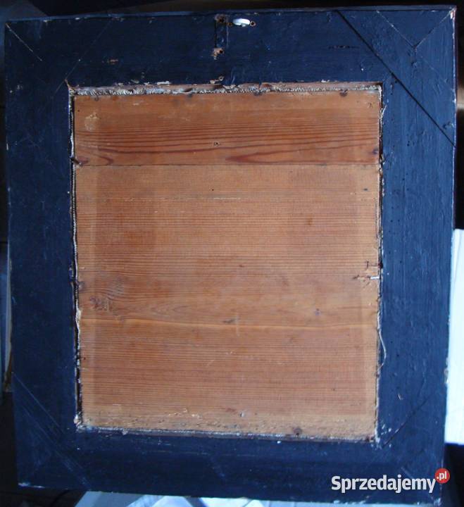 Stary Gobelin XIX w Ikona 48 x 45 Oryginal Warszawa