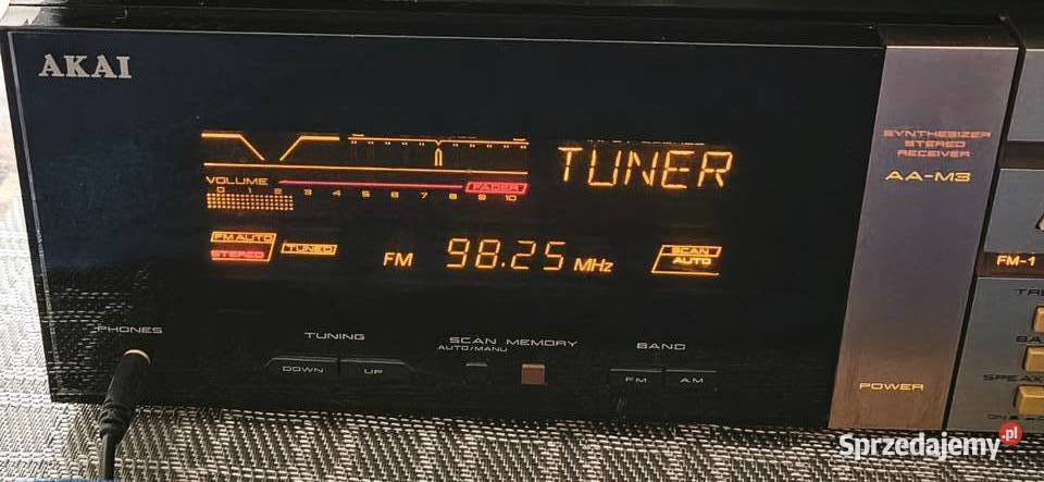 Amplituner vintage AKAI model AAM3 sprawdzony Piotrków Trybunalski
