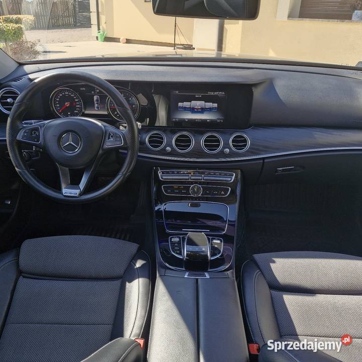 Mercedes Benz E 220d 4matic Polski Salon wielofunkcyjna kierownica Kraków sprzedam