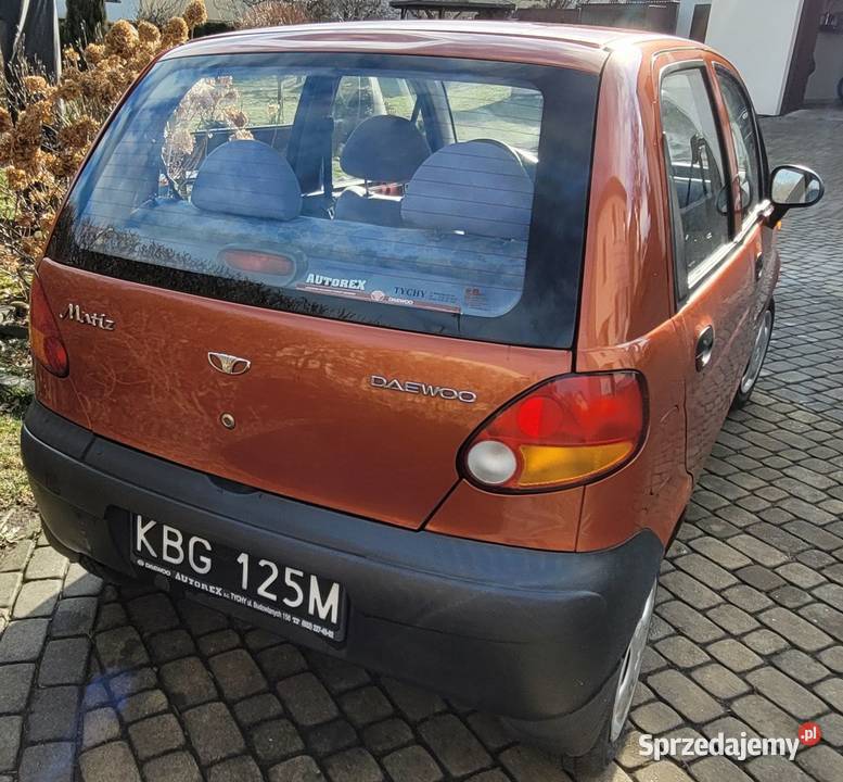 Daewoo Matiz bezwypadkowy 1 właściciel stan manualna Mikołów