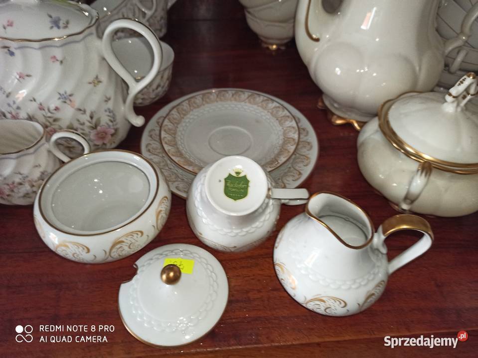 filiżanka z talerzykiem deserowym Hackefors