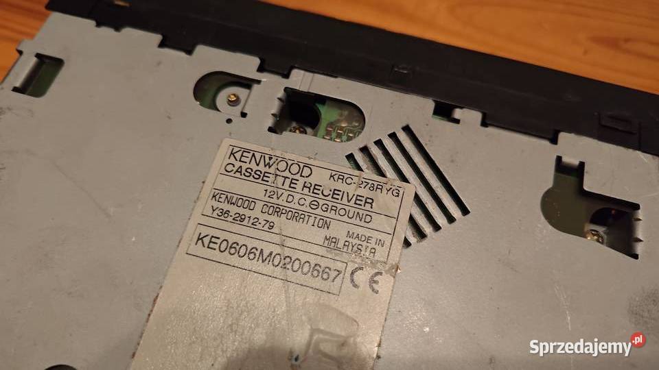 Radio samochodowe Kenwood KRC278RYG zielone Kenwood sprzedam