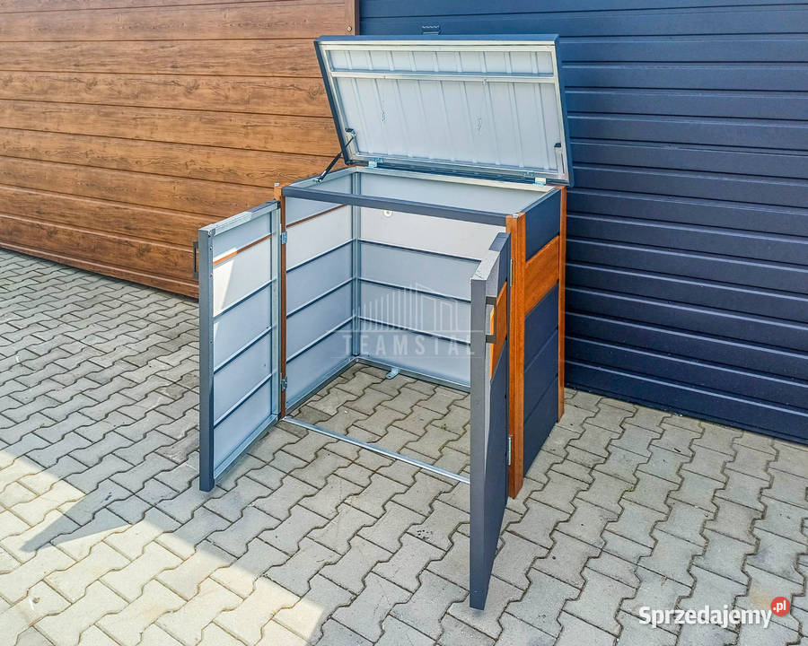 Zabudowa koszy na śmieci wiata śmietnikowa Katowice