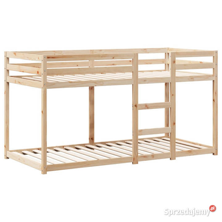 Łóżko z piętrem i daszkiem sosnowe 75x190 mazowieckie sprzedam