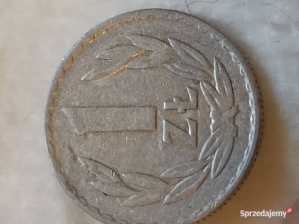 Sprzedam monetę 1 zloty 1974 mała skrętka Chełm