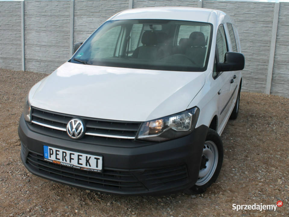 Volkswagen Caddy VW Caddy 20 TDI 102 MAXI Long 5 podgrzewane fotele Zielenin