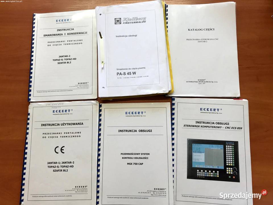 Przecinarka plazmowogazowa ECKERT JANTAR 2 sprzedam