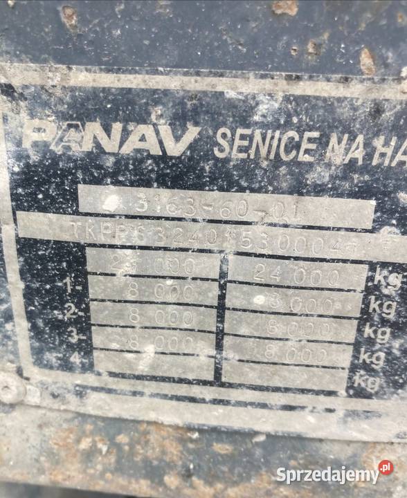 Przyczepa 24 ton kiper S3 małopolskie Chochołów