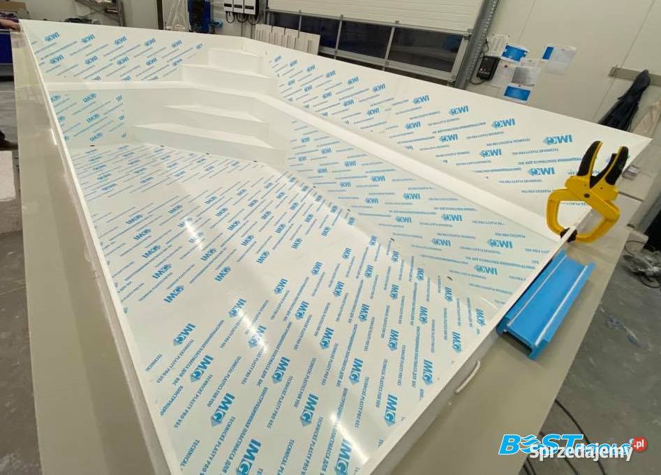 Polipropylenowy basen Mallorca 6x3x15m z układem mazowieckie Siedlce