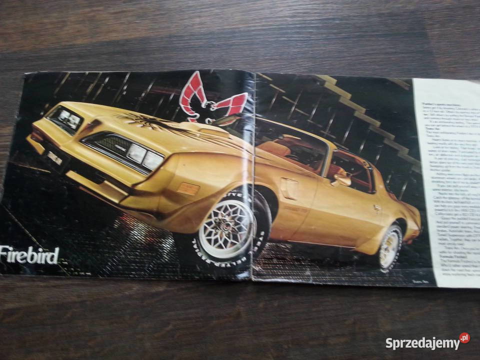 prospekt Pontiac 1978 warmińsko-mazurskie Dywity sprzedam
