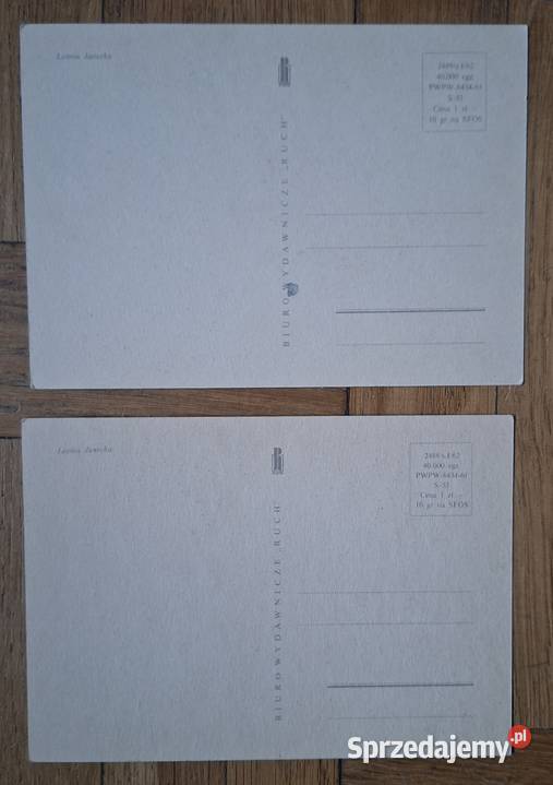 Leonia Janecka pocztówki świąteczne Warszawa