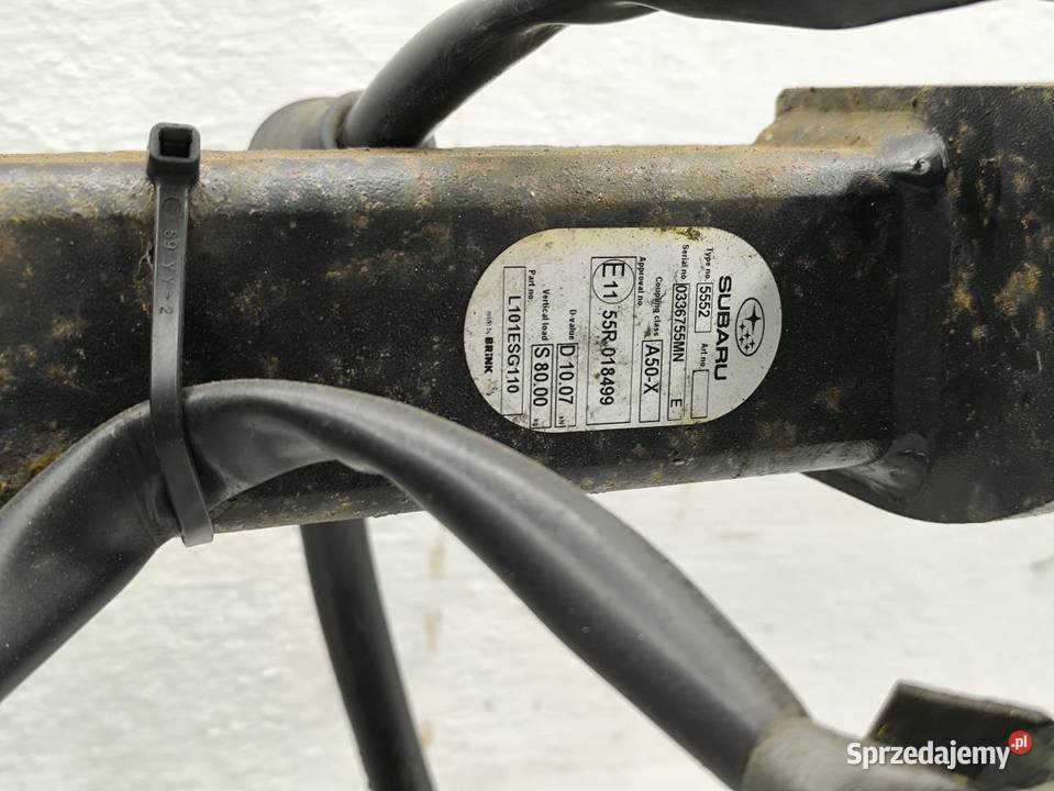 HAK HOLOWNICZY KOMPLETNY SUBARU FORESTER IV SJ wielkopolskie