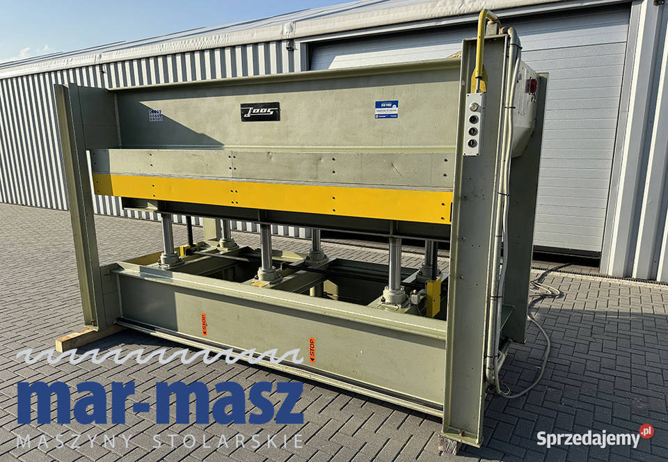 Prasa półkowa hydrauliczna do forniru JOOS typ Sierakowska Huta