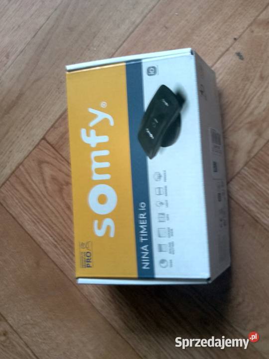 Pilot SOMFY NINA TIMER iO czarny OKAZJA Kraków