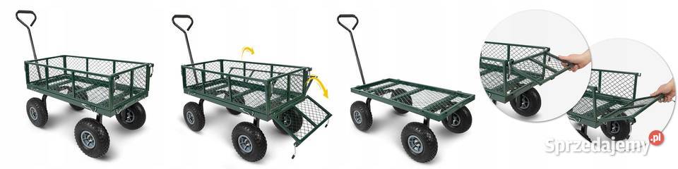 WÓZEK OGRODOWY TRANSPORTOWY PRZYCZEPKA TACZKA Poznań