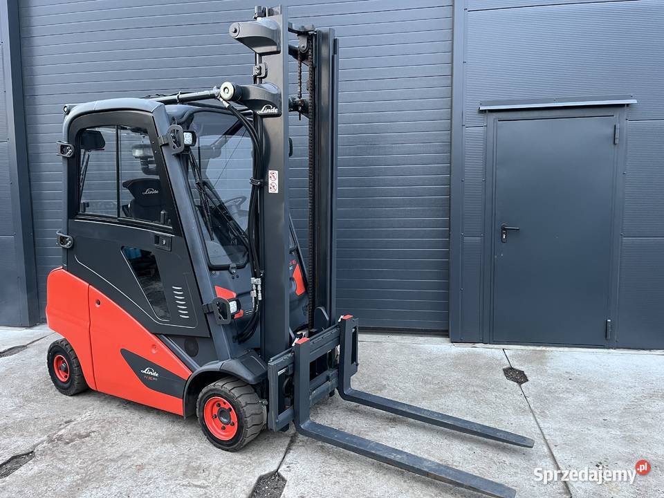 Linde H16 T Gaz LPG 385m16t Pełna kabina 2950h gaz Poraj