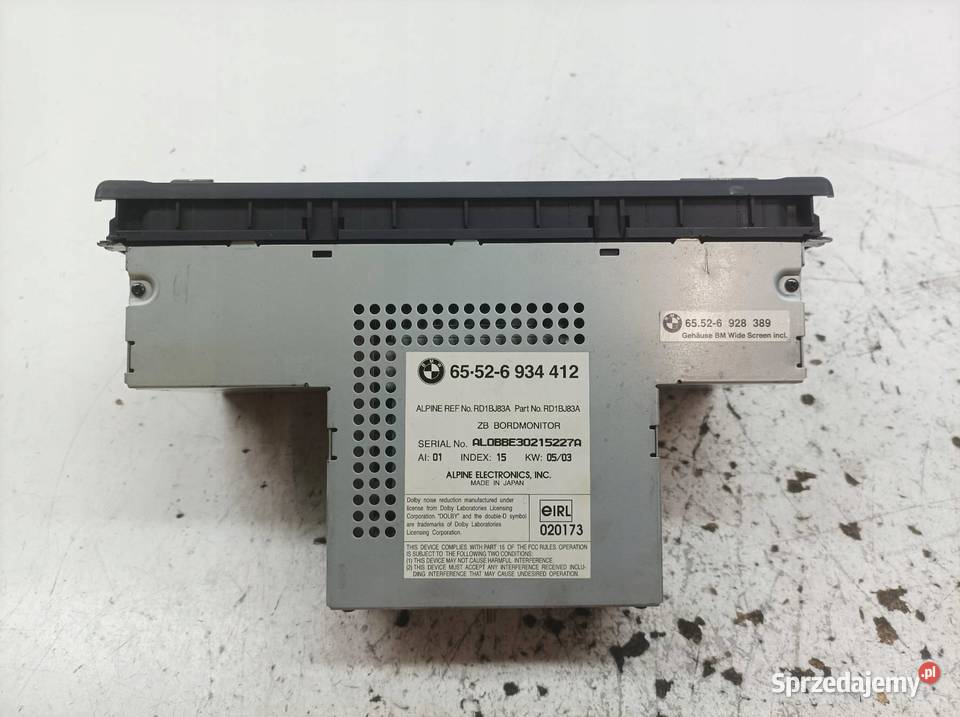 RADIONAWIGACJA 6934412 Bmw Seria 5 IV 19952003