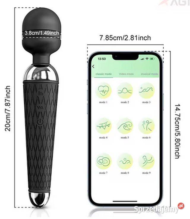 Masażer stymulator wodoodporny fiolet Warszawa