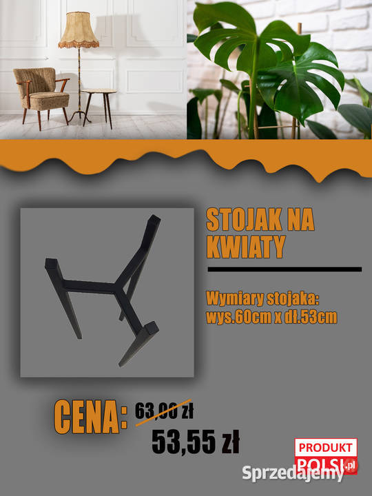 Stojak na kwiaty 60 x 53 sprzedam